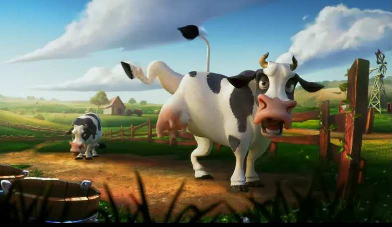 Zac Brown as a cow